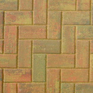 Brett Delta Autumn Gold Block Paving 266 x 133 x 50mm Pack 9.77m²