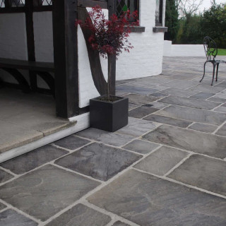 Global Stone Old Rectory Monsoon Sandstone Tumbled Paving 4 Size Project Pack 13.65m²
