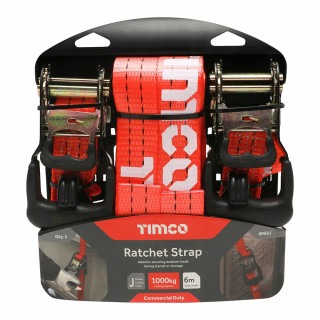 1 Tonne Ratchet Strap (2 Pack)