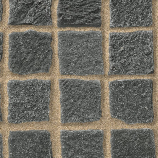 Stonemarket Black Granite Setts 110 x 110 x 50mm Pack 9.68m²