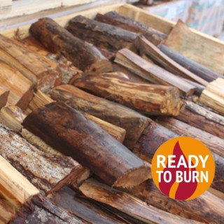 Kiln Dried Mixed Hardwood Logs 0.966m³ Box Stacked