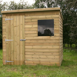 Pent Shed (19mm Shiplap with 25mm TG Floor) 7ft x 5ft