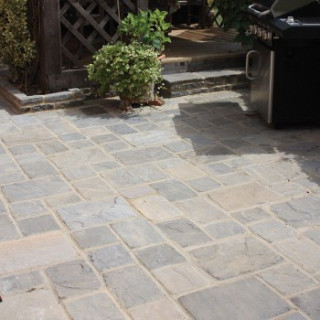 Country Supplies Twilight Sandstone Tumbled Cobbles 4 Size Project Pack 10.71m²