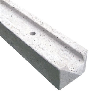 Concrete Slotted End Post 